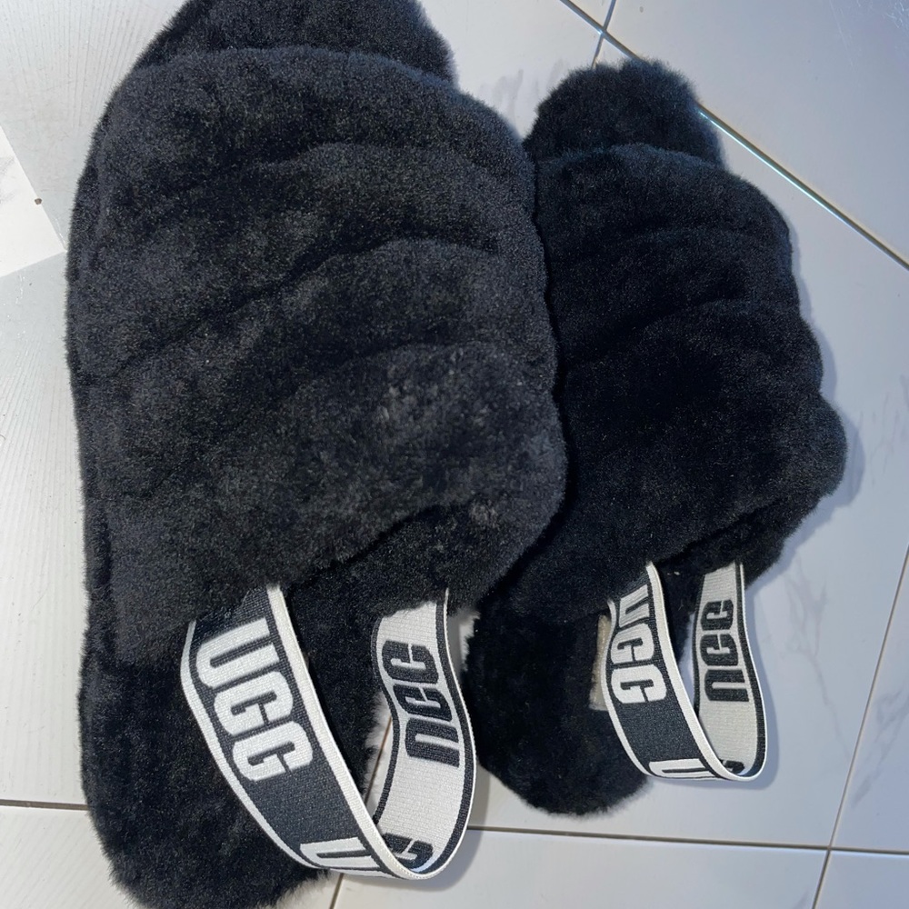 Women’s Ugg black slides